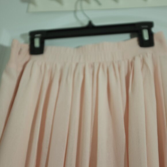Pins & Needles blush pink maxi crepe skirt size 24 - Picture 5 of 11